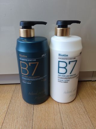 [포레스트스토리] B7 안티 헤어로스 샴푸1,000ml + 헤어팩 1,000ml — 5점을 준 리뷰어가 2021년 3월 올린 사용 사진