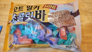 델리스 오트 밀키 초콜릿 바 — 5점을 준 리뷰어가 2023년 1월 올린 사용 사진