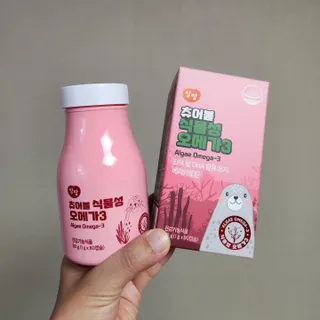 앙팡 츄어블 식물성 오메가3 1000mg x 80캡슐 — 5점을 준 리뷰어가 2022년 10월 올린 사용 사진