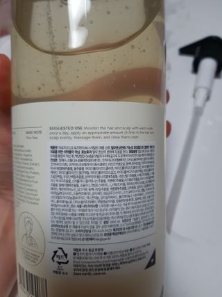 라로지크 X4 스케일링 퍼퓸 샴푸 1,000mℓ — 5점을 준 리뷰어가 2021년 11월 올린 사용 사진