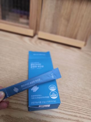 클린24시간 슬림앤유산균 1박스 (3.5g X 15포) — 5점을 준 리뷰어가 2022년 11월 올린 사용 사진