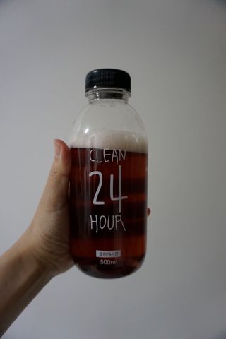 클린24시간 1BOX(5포) + 전용보틀(500ml) — 4.5점을 준 리뷰어가 2023년 2월 올린 사용 사진