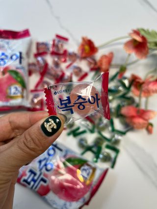 청포도캔디 복숭아캔디 — 5점을 준 리뷰어가 2022년 11월 올린 사용 사진
