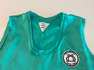[스테이피플] SILKY SLEEVELESS LOGO TOP — 5점을 준 리뷰어가 2022년 6월 올린 사용 사진