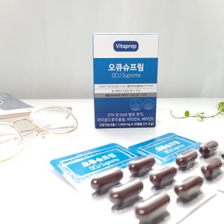 뉴트리션팩토리 비타프렙 오큐슈프림 루테인 오메가3 1050mg — 5점을 준 리뷰어가 2021년 7월 올린 사용 사진