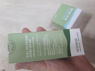 김정문알로에 큐어 큐어 알로에 리프레쉬 젤리 세럼, 큐어 알로에 하이드로 젤리 크림 — 5점을 준 리뷰어가 2021년 3월 올린 사용 사진