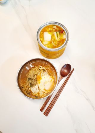 셰프애찬 단호박 백김치 1kg — 5점을 준 리뷰어가 2022년 10월 올린 사용 사진