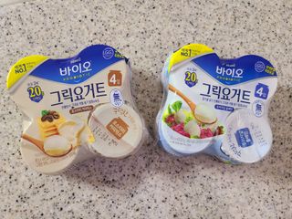 매일바이오 그릭요거트 오리지널 플레인 4개, 로스터리 커피믹스 4개 — 5점을 준 리뷰어가 2021년 12월 올린 사용 사진