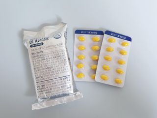 [이롬] 알티지 메가유산균 1 개월분 (490mgx30캡슐x2개입) — 5점을 준 리뷰어가 2022년 6월 올린 사용 사진