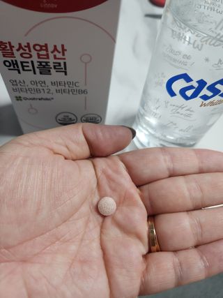 [리노브] 4세대 활성엽산 액티폴릭 270mg x 30정 — 5점을 준 리뷰어가 2022년 9월 올린 사용 사진