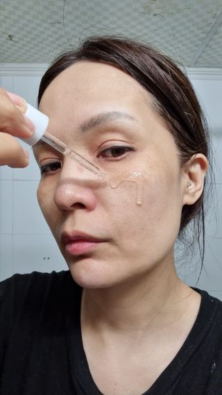 에센느 닥터 멜라닌 화이트닝 앰플 — 5점을 준 리뷰어가 2023년 5월 올린 사용 사진