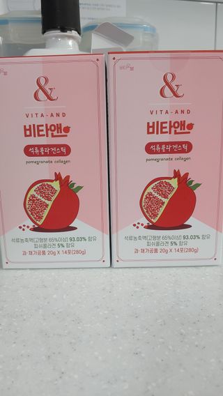 비타앤 석류콜라겐스틱 — 5점을 준 리뷰어가 2021년 5월 올린 사용 사진