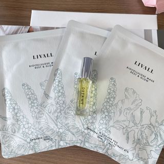 리브얼 | LIVALL 바이오셀룰로오스 마스크 레스트 앤 글로우 33ml  x 3개입 — 5점을 준 리뷰어가 2022년 6월 올린 사용 사진