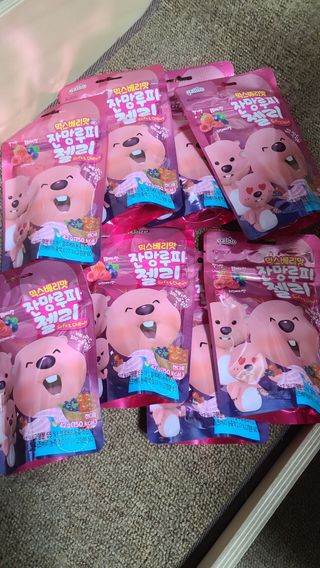 [팔도] 잔망루피젤리 믹스베리맛 42g 8개 — 4.5점을 준 리뷰어가 2022년 2월 올린 사용 사진