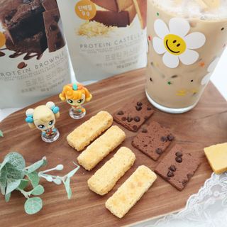 신상품) 딜라이트 프로젝트 프로틴  브라우니칩/ 카스테라칩 총 6EA — 5점을 준 리뷰어가 2022년 5월 올린 사용 사진