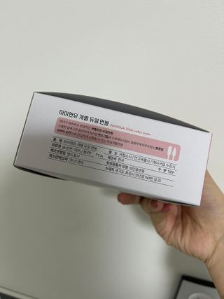 마미앤유 개별 듀얼면봉 — 5점을 준 리뷰어가 2022년 2월 올린 사용 사진