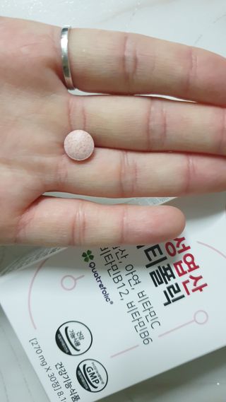 [리노브] 4세대 활성엽산 액티폴릭 270mg x 30정 — 5점을 준 리뷰어가 2022년 10월 올린 사용 사진