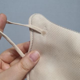 애니가드 셋업마스크 4컬러 각 10매입 [크리미베이지, 캐시미어로즈, 초콜렛브라운, 미드나잇네이비] — 5점을 준 리뷰어가 2022년 2월 올린 사용 사진