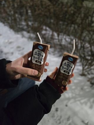 [구매평]덴마크 소화가 잘되는 우유로 만든 초코, 190ml, 24개 — 4점을 준 리뷰어가 2025년 2월 올린 사용 사진