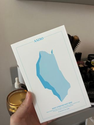 에이스노 레스큐 부스트 하이드레이션 시트마스크 — 4점을 준 리뷰어가 2021년 10월 올린 사용 사진