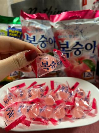 청포도캔디 복숭아캔디 — 5점을 준 리뷰어가 2022년 11월 올린 사용 사진