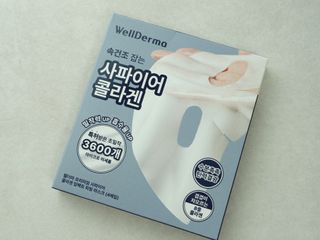 [올리브영] 웰더마 프리미엄 사파이어 콜라겐 임팩트 피팅 마스크 4매 — 5점을 준 리뷰어가 2025년 7월 올린 사용 사진