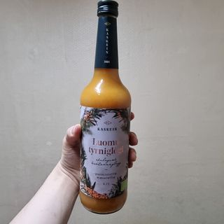 H365 [Kaskein Luomutyrniglögi] 핀란드 전통 무알콜 멀드와인 시벅톤 글로기 — 3점을 준 리뷰어가 2021년 5월 올린 사용 사진