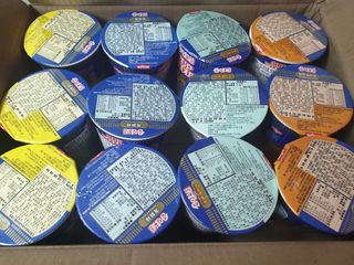 NISSIN 닛신 컵누들  4종 - 씨푸드오리지날, 씨푸드 스파이시, 씨푸드 커리, 씨푸드 XO소스 — 5점을 준 리뷰어가 2021년 12월 올린 사용 사진