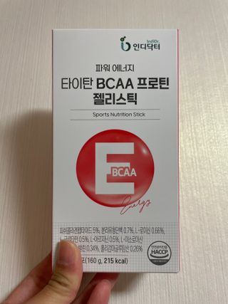 [인디닥터] 타이탄 BCAA 프로틴 젤리스틱 — 3점을 준 리뷰어가 2022년 5월 올린 사용 사진