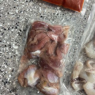 화끈한녀석들 새오똥400g 새우,오징어,똥집 볶음요리 소스,밀떡, 참기름 포함 — 4.5점을 준 리뷰어가 2022년 11월 올린 사용 사진