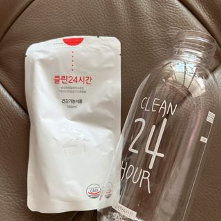 클린24시간 1BOX(5포) + 전용보틀(500ml) — 5점을 준 리뷰어가 2022년 10월 올린 사용 사진