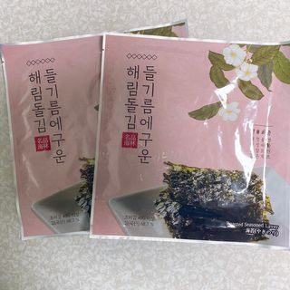 [해림맛김] 들기름에 구운 바삭바삭 김 4종 세트 + 1종 랜덤발송 총5개입 — 4.5점을 준 리뷰어가 2021년 2월 올린 사용 사진