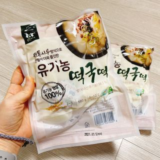 [달리살다] 전통 시루 방식으로 더욱 쫄깃한, 떡찌니의 유기농 떡국떡 — 4.5점을 준 리뷰어가 2021년 2월 올린 사용 사진