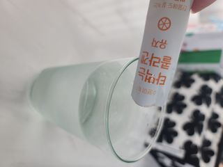 [음료수 대신 가능!]  빠르게 흡수되는 아임오 타먹는 콜라겐 1박스 — 5점을 준 리뷰어가 2023년 4월 올린 사용 사진