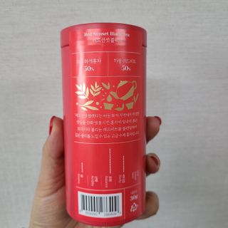 마시다 붉은 석양 빛을 담은 프리미엄 수제 블렌딩 홍차, 레드선셋블랙티 — 5점을 준 리뷰어가 2021년 3월 올린 사용 사진