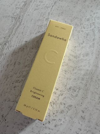 산다화 비타민C 화이트닝 크림 — 5점을 준 리뷰어가 2023년 5월 올린 사용 사진