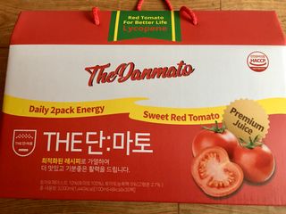 제이제이바이오 더단마토 프리미엄주스 100ml 30팩입 - 무설탕 스테비아 토마토즙 — 5점을 준 리뷰어가 2021년 11월 올린 사용 사진