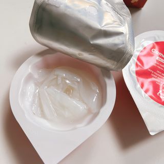 제주인디 카멜리아 블러썸 바이오셀룰로오스 마스크팩 — 4.5점을 준 리뷰어가 2021년 10월 올린 사용 사진