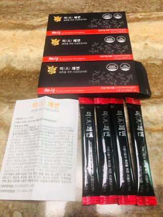 새롬바이오 리생 [미쾌변] 차전자피 식이섬유 건강기능식품 3팩 — 5점을 준 리뷰어가 2021년 7월 올린 사용 사진
