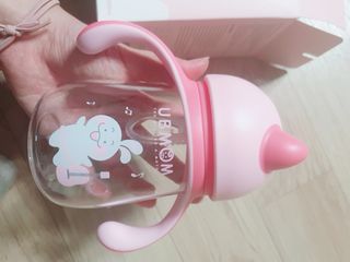 유비맘 트라이탄 코니빨대컵_컬러 랜덤 발송 — 5점을 준 리뷰어가 2021년 1월 올린 사용 사진