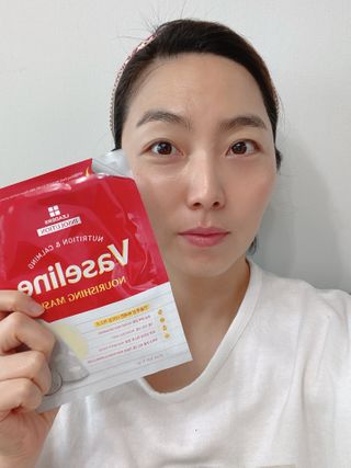 리더스코스메틱 리더스 인솔루션 바세린 마스크 2종 — 5점을 준 리뷰어가 2021년 1월 올린 사용 사진