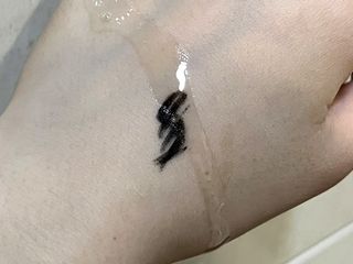스킨큐어 산다화 순한 클렌징 동백 오일 200ml — 5점을 준 리뷰어가 2023년 4월 올린 사용 사진