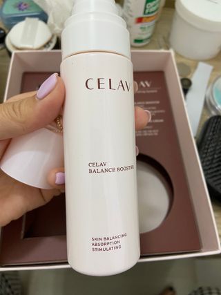 프리마인 바르기만 하면 철벽 스킨케어+24시간 마스크팩 효과. 셀라브 리제너레이팅 시스템 부스터+크림 세트 — 4.5점을 준 리뷰어가 2023년 4월 올린 사용 사진