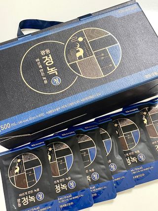 광동생활건강 [광동] 바르게 만든 녹용, 광동정녹청 30포. — 5점을 준 리뷰어가 2023년 2월 올린 사용 사진