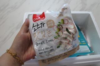 굽네몰 [굽네] 소스가 맛있는 닭가슴살 슬라이스 4종 — 4점을 준 리뷰어가 2021년 11월 올린 사용 사진