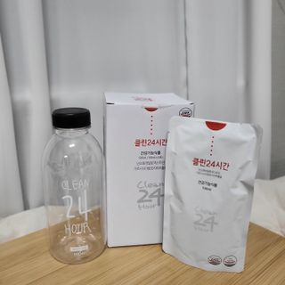 클린24시간 1BOX(5포) + 전용보틀(500ml) — 5점을 준 리뷰어가 2023년 1월 올린 사용 사진