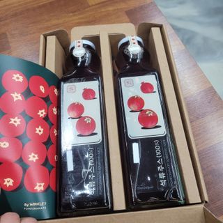 [바이윙클] 페르시아 유기농 석류 착즙주스 750ml 2병 + 선물박스 세트 — 5점을 준 리뷰어가 2022년 3월 올린 사용 사진