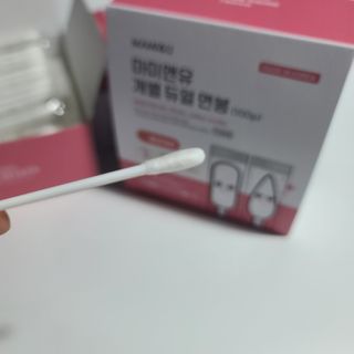 마미앤유 개별 듀얼면봉 — 5점을 준 리뷰어가 2022년 2월 올린 사용 사진