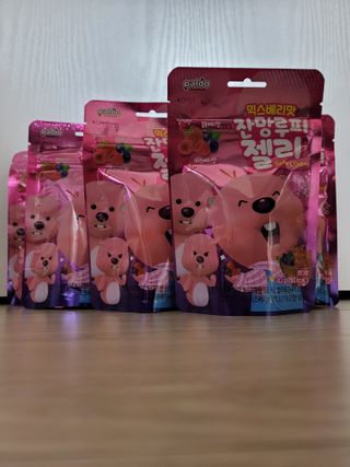 [팔도] 잔망루피젤리 믹스베리맛 42g 8개 — 5점을 준 리뷰어가 2022년 1월 올린 사용 사진