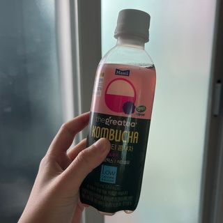 더그레잇티 콤부차 [매일유업] 더그레잇티 44kcal 콤부차 300ml *12개입 (오리지널 6개+베리리치 6개) — 5점을 준 리뷰어가 2023년 7월 올린 사용 사진